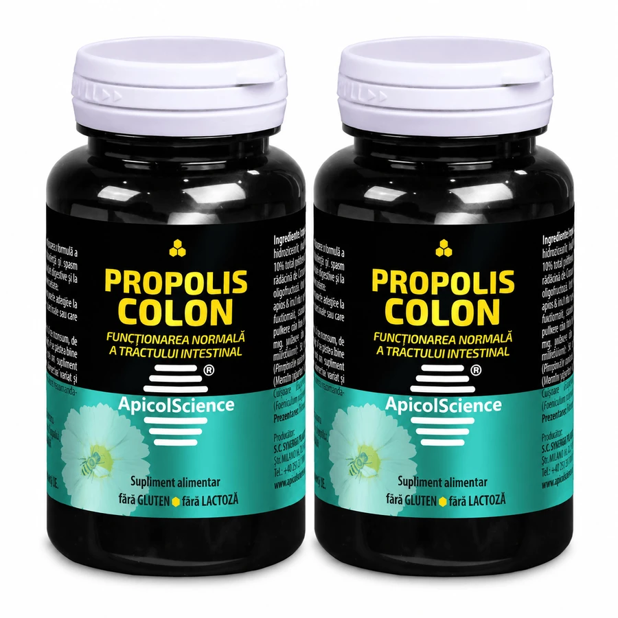 Propolis colon, 2x60 capsules, Apicolscience