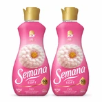 Soft Care Weichspüler, 2x1,2 l, Semana