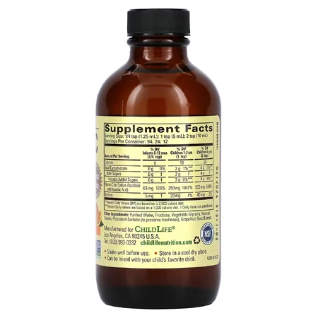 Vitamin C für Kinder Childlife Essentials, 2x118,50 ml, Secom