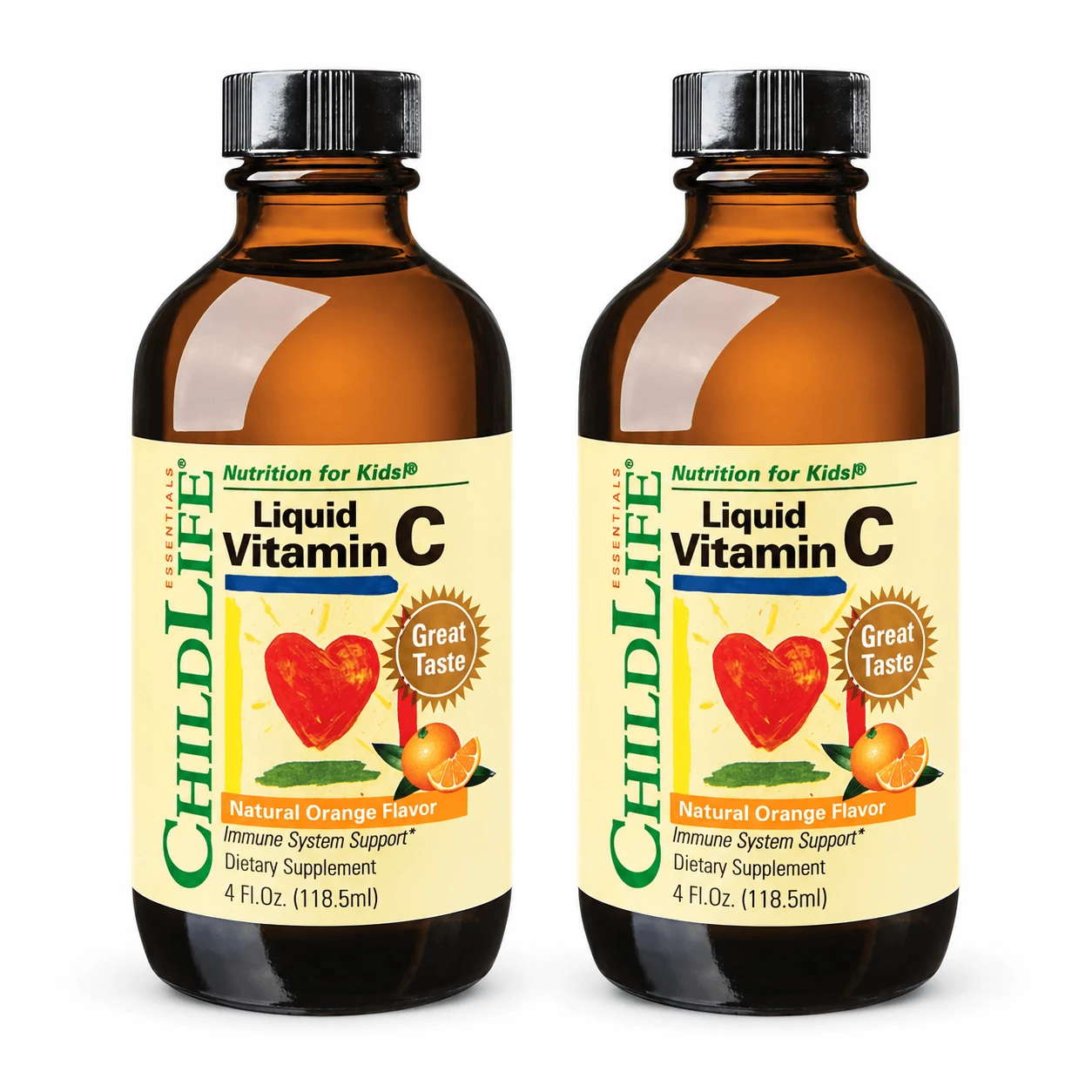 Vitamin C for children Childlife Essentials, 2x118.5 ml, Secom