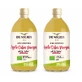 Oțet din cidru de mere nefiltrat, 2x500 ml, De Nigris