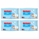 Lingettes humides Pure, 224 pièces, Huggies
