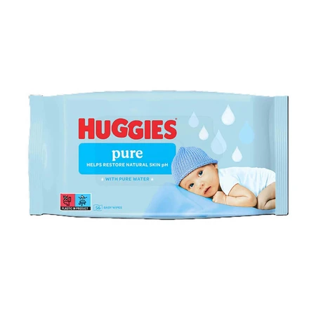 Pure vochtige doekjes, 224 stuks, Huggies