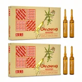 Tratament contra căderii părului Ginseng, 2x12 fiole, Bes Beauty & Science