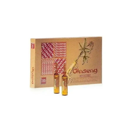Tratament contra căderii părului Ginseng, 2x12 fiole, Bes Beauty & Science