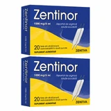 Aspartat de argininǎ Zentinor, 1000 mg/5 ml, 40 fiole buvabile, Zentiva 