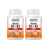 Vitamina D3+K2 Forte, 240 gélules, Zenyth
