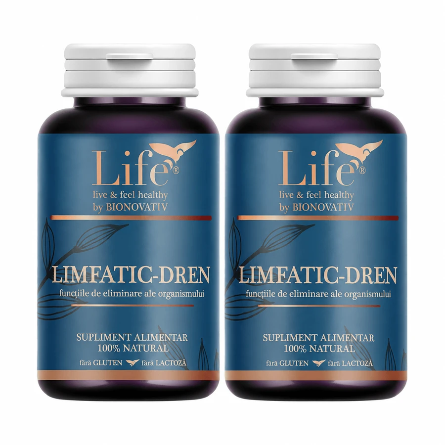 Lymphatic-dren, 2x120 capsules, Bionovativ