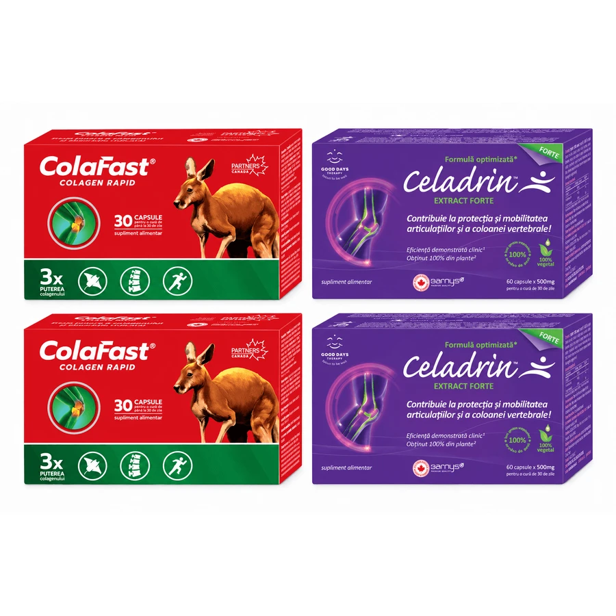 Set Celadrin Extract Forte + ColaFast Colagen Rapid, Good Days Therapy