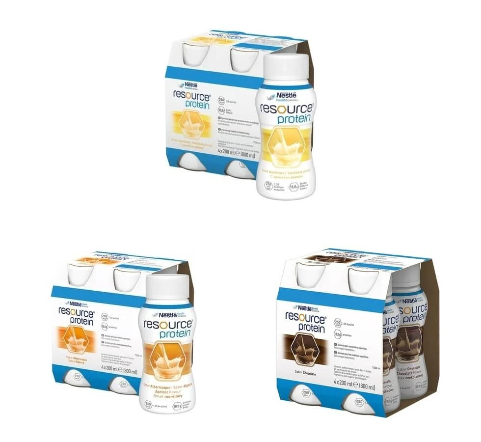 Resource Protein, Mixed Flavors, 12 x 200 ml