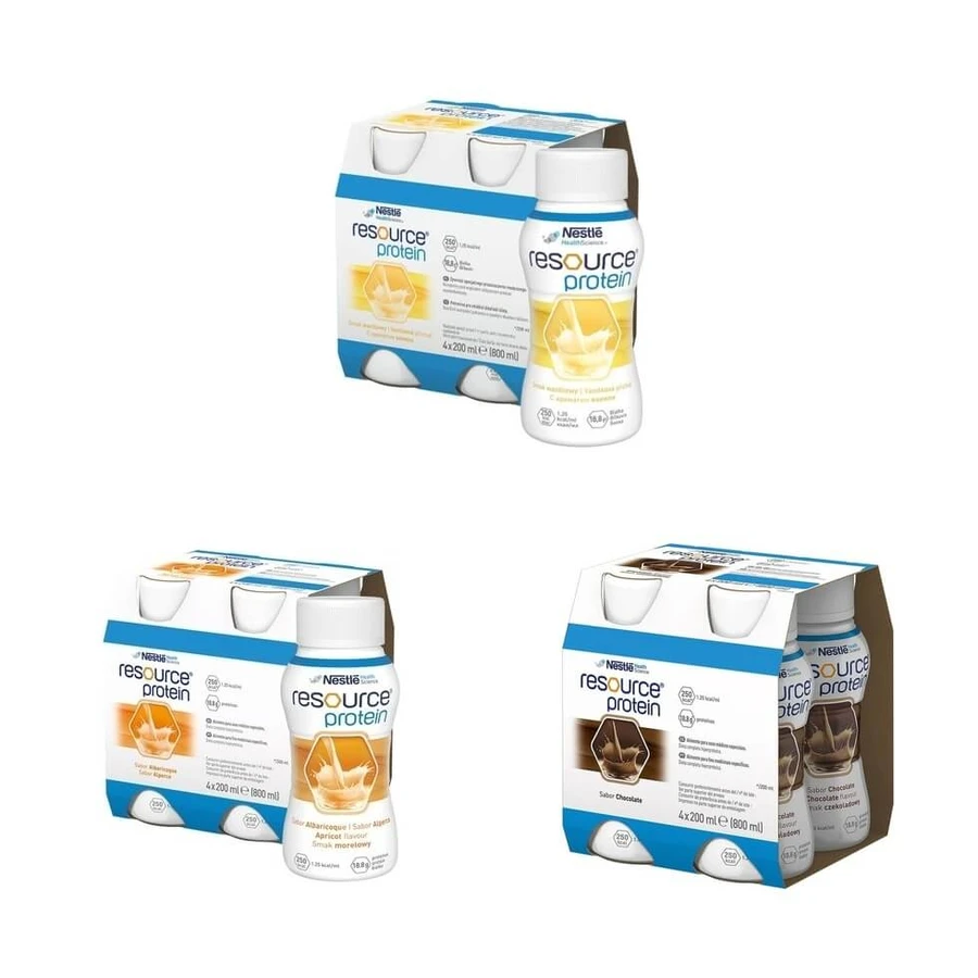 Resource Protein, Mixed Flavors, 12 x 200 ml