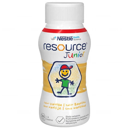Resource Junior, nutritional formula for children over 1 year old, mixed flavors, 12 x 200 ml 