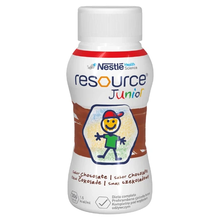 Resource Junior, nutritional formula for children over 1 year old, mixed flavors, 12 x 200 ml 