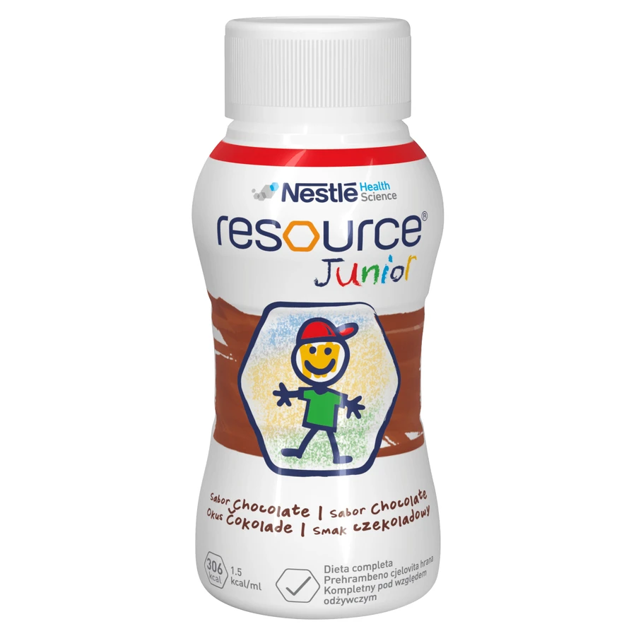 Resource Junior, nutritional formula for children over 1 year old, mixed flavors, 12 x 200 ml 