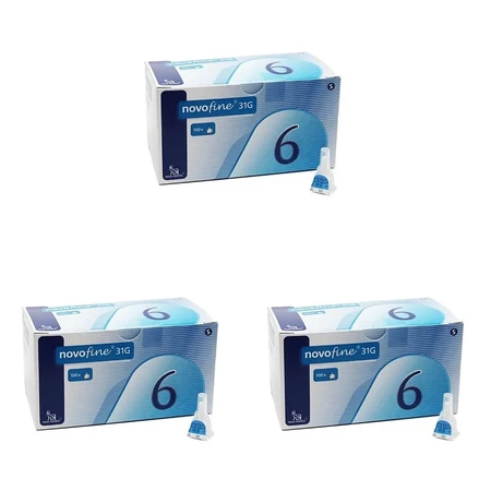 Igły Novo Nordisk NovoFine 31G x 6 mm, 300 sztuk: ceny i cechy