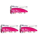 Embecta Micro-Fine U-100 Insulin Syringes, 12.7 mm, 29G, 1 ml (300 pieces)