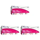 Embecta Micro-Fine U-100 Insulin Syringes, 12.7 mm, 29G, 1 ml (300 pieces)