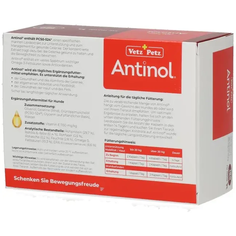 Antinol per cani, 180 capsule