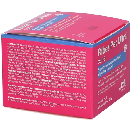 Ribes Pet Ultra Dog Gel, 60 packets, 4 g each