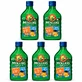 Ulei de pește norvegian, peste 3 ani, aromă fructată, 5x250 ml, Möller's