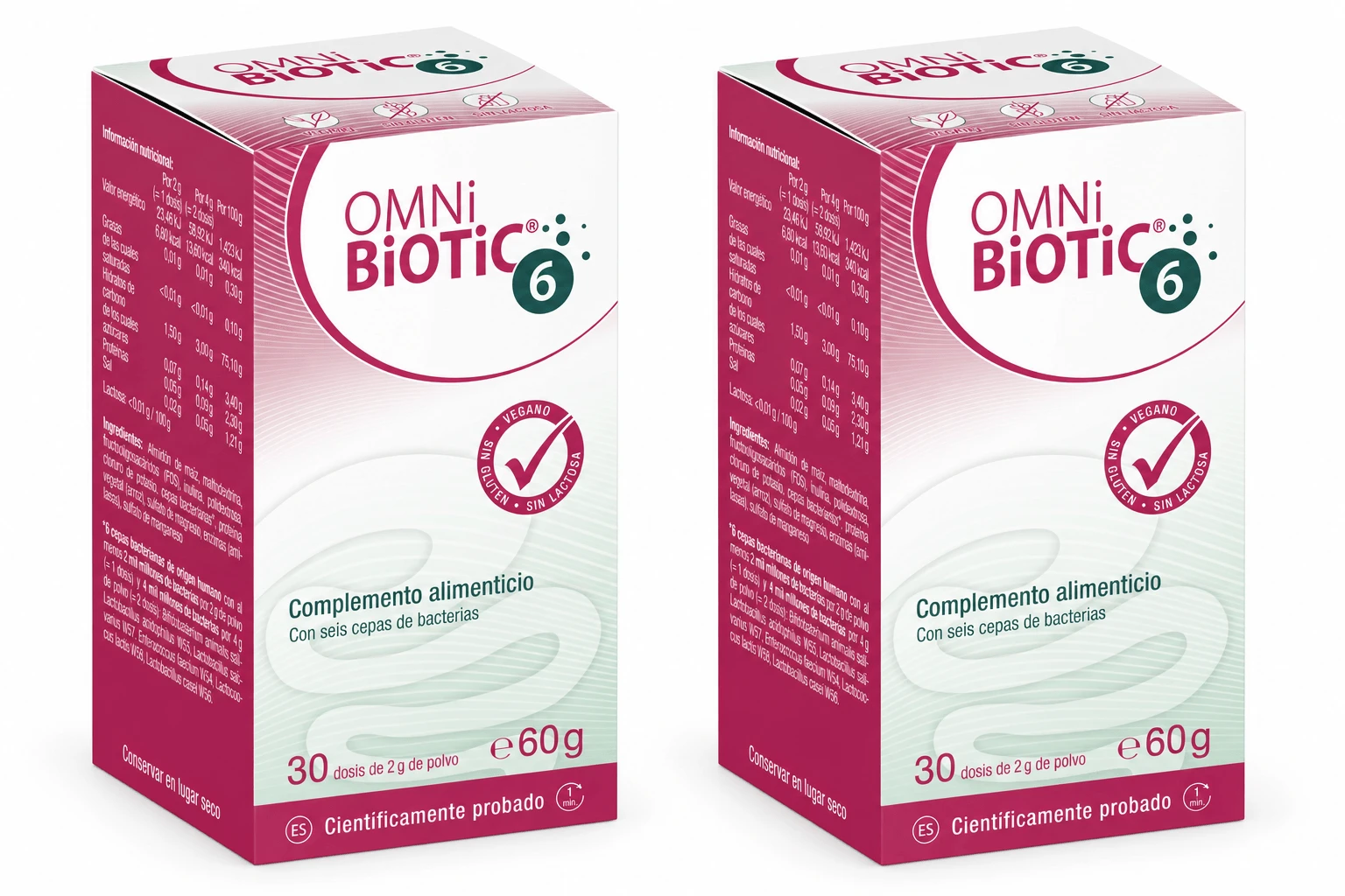 Omni biotic 6 tin 2x60 g