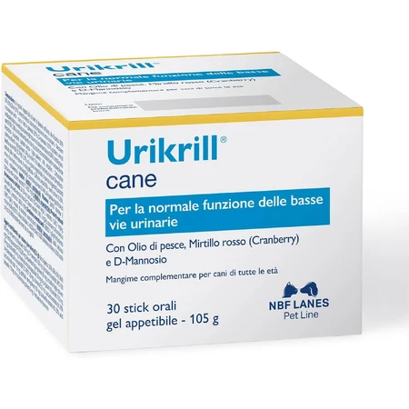 Gel per cani Urikrill, 3x30 bustine