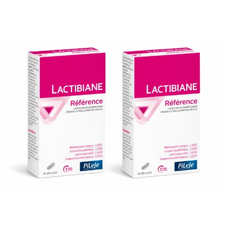 Microbiotice Lactibiane Référence, 2x30 capsule, Pileje