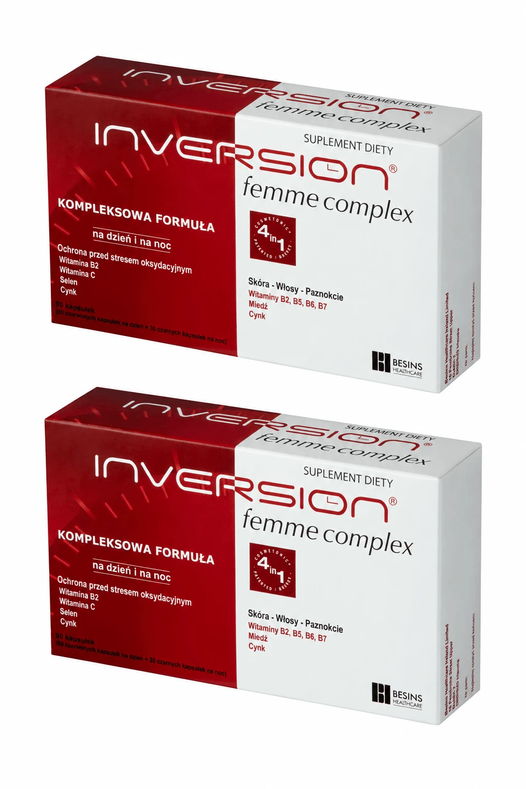 Inversion Femme Complex, 2x90 capsules, Besins Healthcare