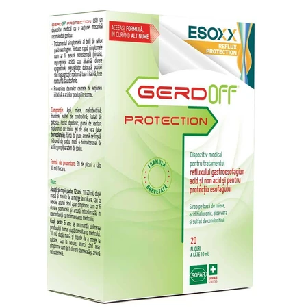 Gerdoff Esoxx Protection, 120 x 10 ml, Sofar