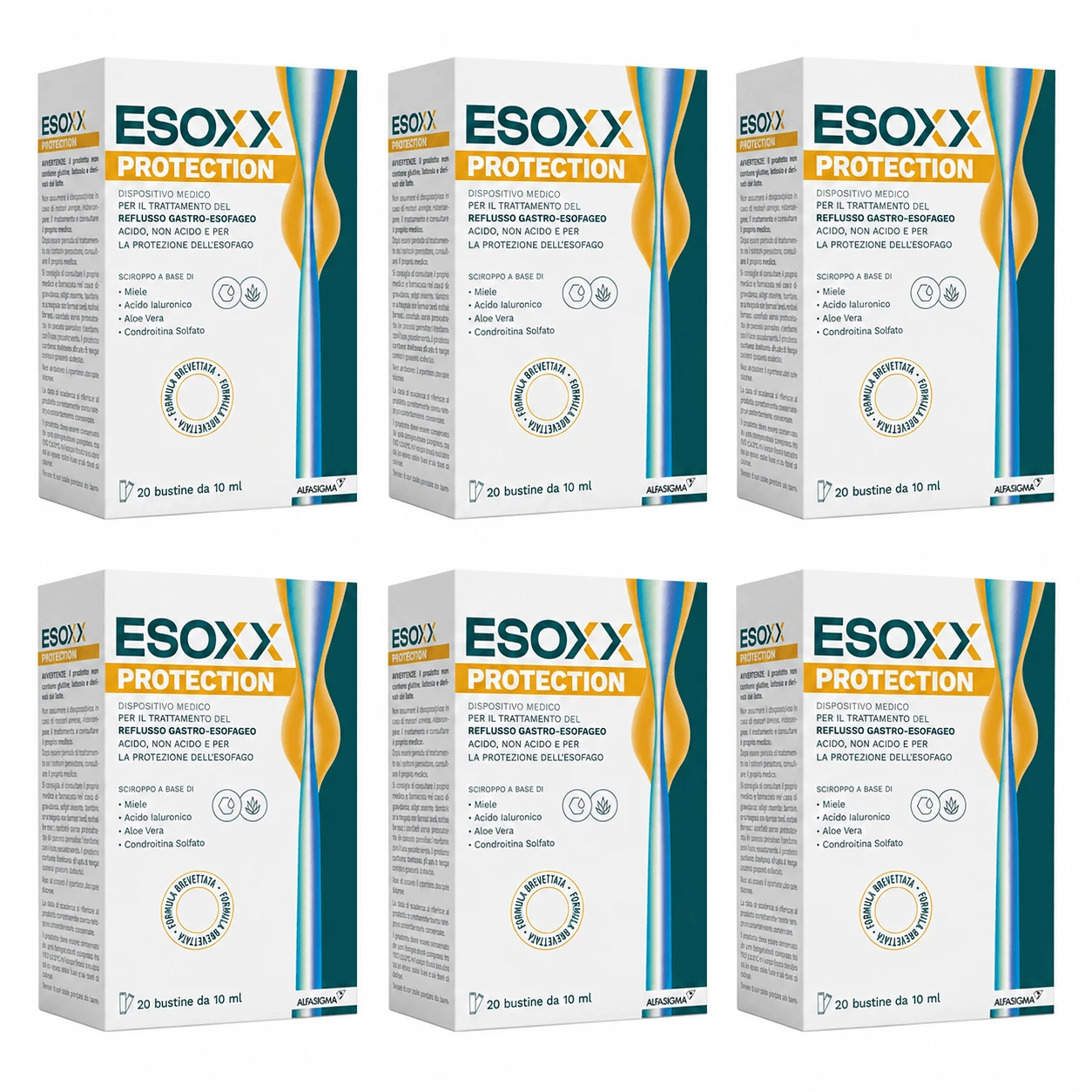 Gerdoff Esoxx Protection, 120 sachets x 10 ml, Sofar  
