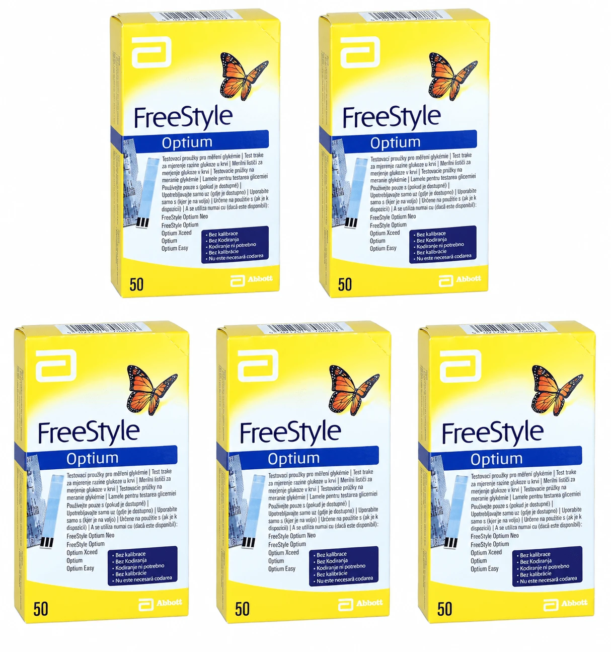 Abbott FreeStyle Optium Test Strips 5x50 pcs