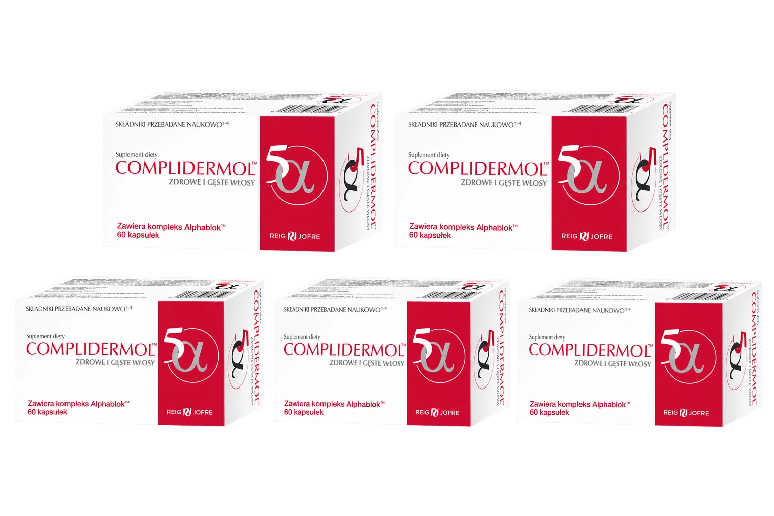 Complidermol 5 alfa, 5x60 capsules, Reig Jofre