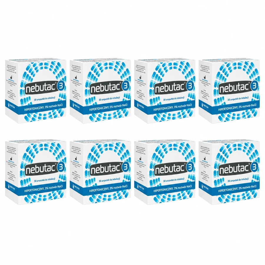 Nebutac 3, hipertoniczny roztwór do inhalacji 3% NaCl, 4 ml x 240 ampułek: ceny i cechy