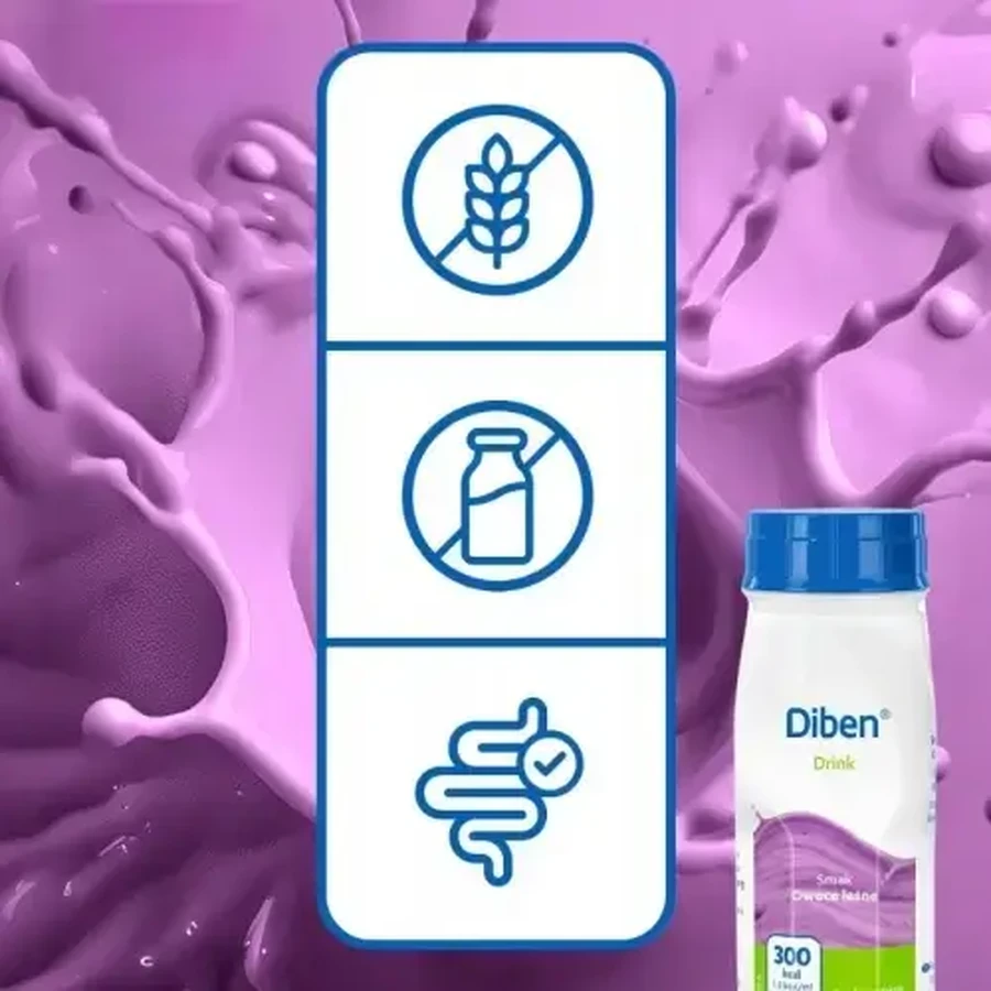 Diben special drink with berry flavor, 24x200 ml, Fresenius Kabi