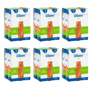 Diben Drink, 24x200 ml - saveur abricot et pêche, Fresenius Kabi