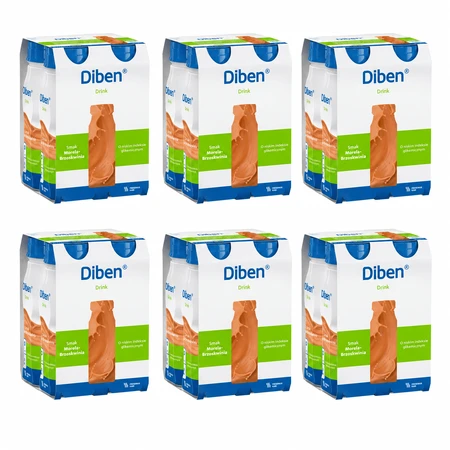 Diben Drink, 24x200 ml - apricot and peach flavor, Fresenius Kabi