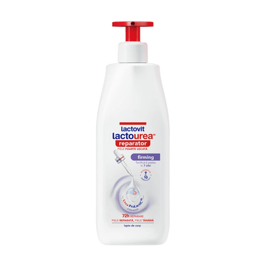 Lapte de corp Lactourea Colagen, 400 ml, Lactovit