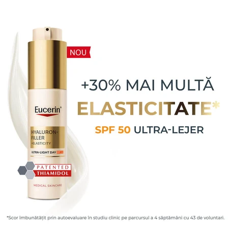 Crème visage SPF 50, Hyaluron-Filler + Élasticité, 50 ml, Eucerin