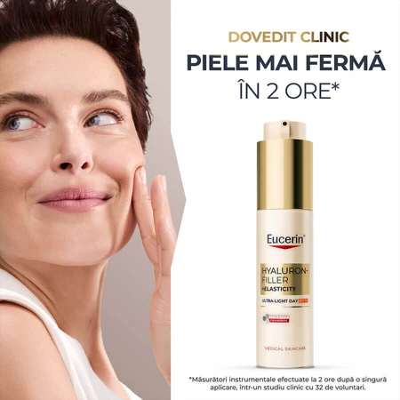 Crème visage SPF 50, Hyaluron-Filler + Élasticité, 50 ml, Eucerin