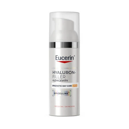 Day Cream with SPF 30, Epigenetic Hyaluron-Filler with Epicelline, 50 ml, Eucerin