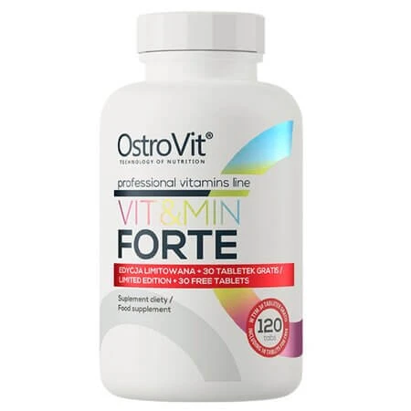 Vit & Min Forte Vitamins and Minerals, 120 tablets, OstroVit