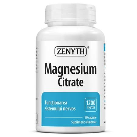 Magnesium Citrate, 1,200 mg, 90 capsules, Zenyth