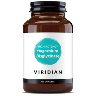 Bisglycinate de magnésium hautement concentré, 120 gélules, Viridian