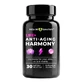 Anti-Aging Harmony Life+, 30 vegetarische Kapseln, Doza de Sanatate