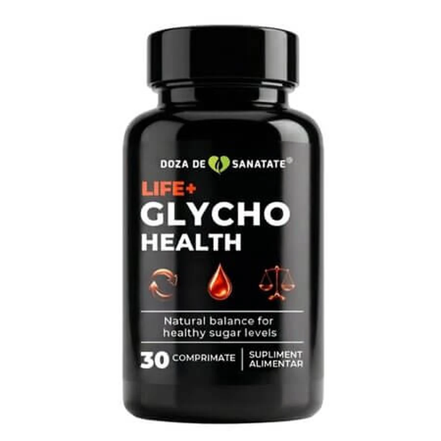Glycho Health Life+, 30 comprimate, Doza de Sanatate