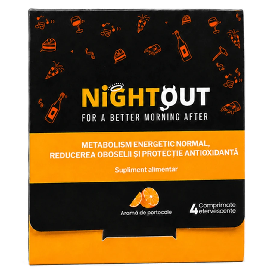 Nightout, 4 comprimés effervescents, Fast&Up