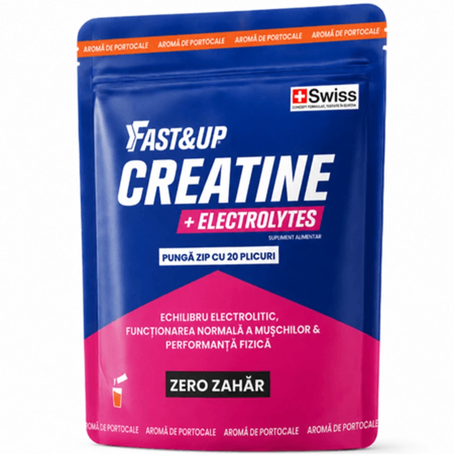Creatine met elektrolyten, 20 zakjes, Fast&Up
