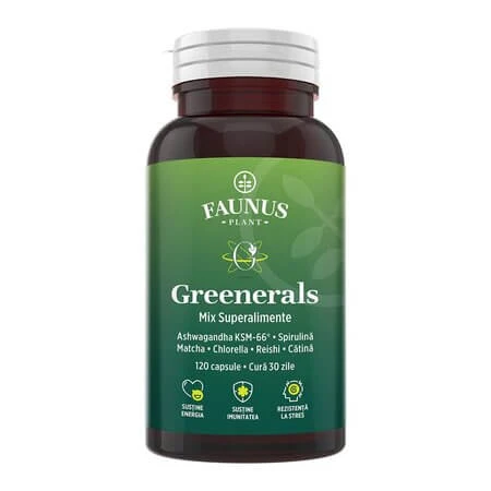 Greenerals, 120 capsules, Faunus Plant