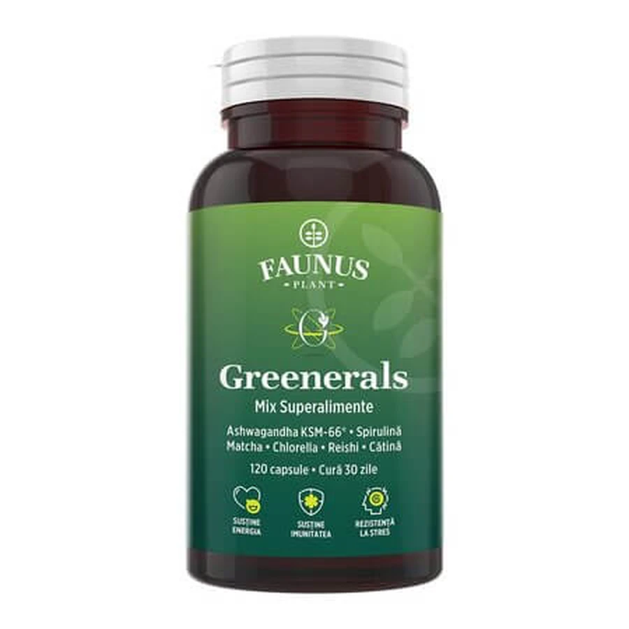 Greenerals, 120 gélules, Faunus Plant
