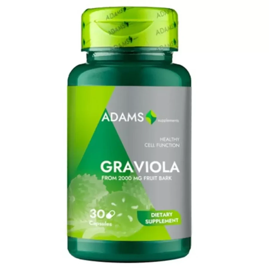 Graviola 500 mg, 30 capsules, Adams